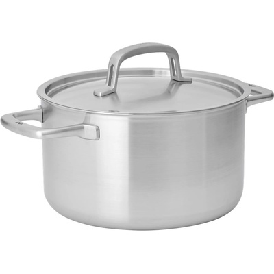 FABINI Касерола от неръждаема стомана с капак подходяща за индукционен котлон 5, 5 l Lucca 3.0 - FABINI (110910312410119)