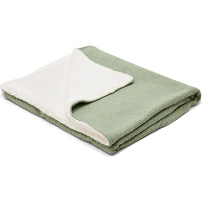 Little Dutch Deka pletená fleece Pure Pure Sage