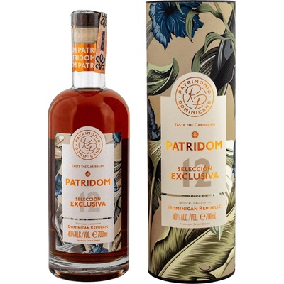 Ron Patridom Selección Exclusiva 12y 40% 0,7 l (tuba)