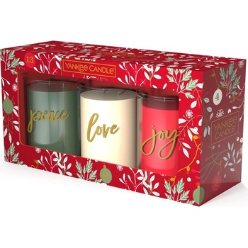 Yankee Candle Peace Love Joy 3 x 226 g