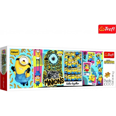 Trefl Panoramatické Mimoni: Padouch přichází 1000 dílků