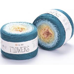 YARNART Flowers 270 Плетива прежда (Flowers 270)