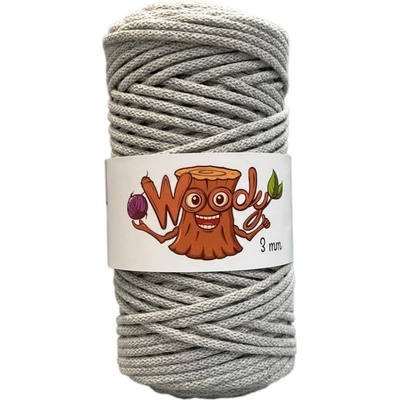 Woody Crafts Woody 3 mm – Šedá (100m)