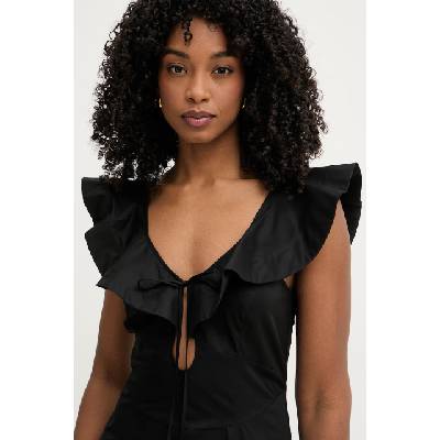 TWINSET разкроена рокля от памук с еластан (261TT2212)