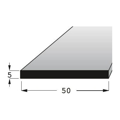Hranolek 50x5mm, délka 70cm