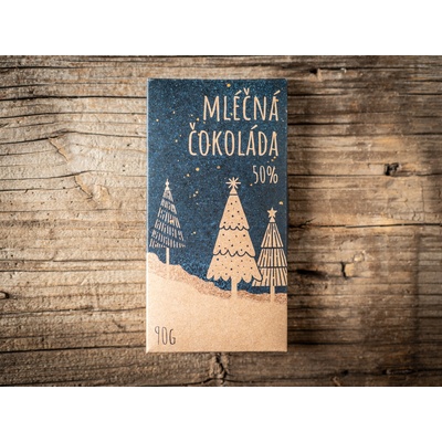 Čokoládovna Lyra VÁNOCE mléčná 50% 90 g