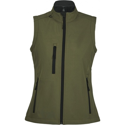 Sols dámska softshellová vesta Rallye Women 46801269 Army