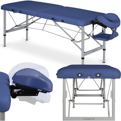 HABYS Massage Table Aero Alu 70 Vinyl Flex K012 Navy Blue