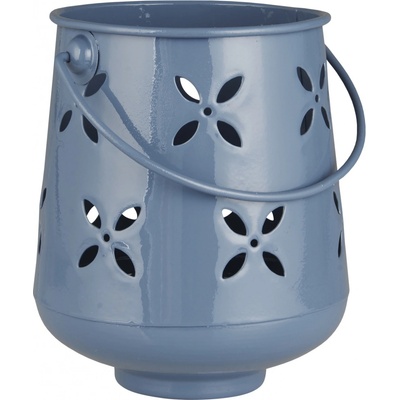 IB LAURSEN Svícen Tealight Blue, modrá barva, kov