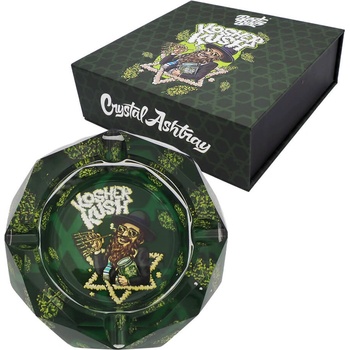 Best Buds Krištáľový popolník s darčekovou krabičkou Kosher Kush