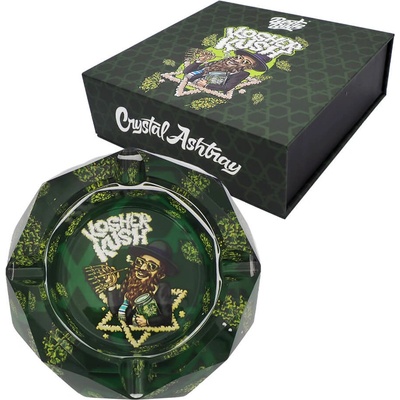 Best Buds Krištáľový popolník s darčekovou krabičkou Kosher Kush