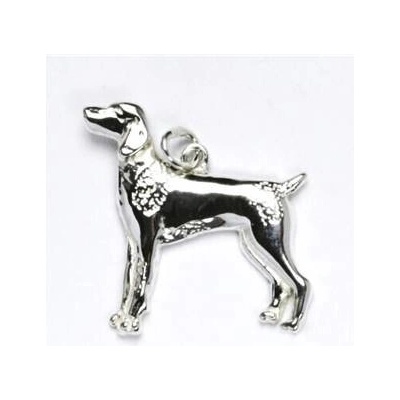 Šperky4U Stříbrný přívěšek pes ohař CS3107