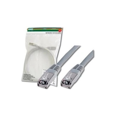 Digitus DK-1531-150 Patch, SF-UTP , CAT 5e, AWG 26/7, měď, 15m, šedý