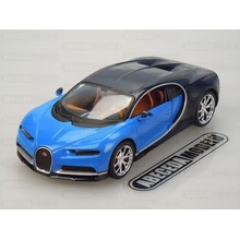 Maisto Bugatti Chiron modrá 1:24