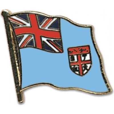 Odznak (pins) 20mm vlajka Fidži - farebný