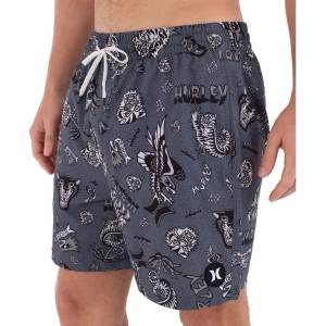 Hurley Бански гащета Hurley Volley Flex Art swimming shorts - Grey (Black)