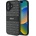 DKNY Калъф за iPhone 16 DKNY Texture Pattern Tonal Stripe - черен (3666339333300)