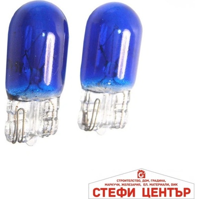 Paolo Крушкa за габарит Т10 5W СИНЯ 10бр. в к-я (28423)