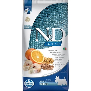 N&D Low Grain Adult Mini Ocean Codfish & Orange 7 kg