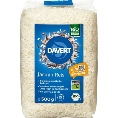 Davert jasmínová rýže bílá Wildlife friendly bio 0,5 kg