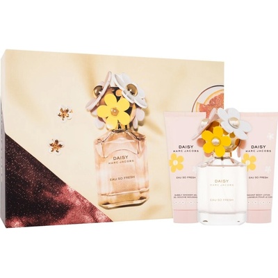 Marc Jacobs Daisy Eau So Fresh EDT 75 ml + tělové mléko 75 ml + sprchový gel 75 ml dárková sada