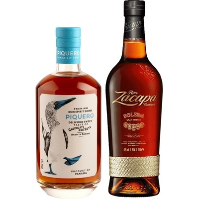 Zacapa Solera Gran Reserva 0,7 l + Piquero 40% 0,7 l (set)