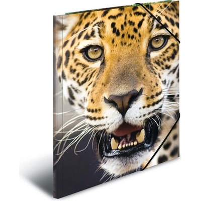 Doska s gumičkou PP A4 Leopard
