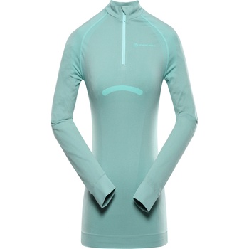 ALPINE PRO Зелено функционално бельо за жени - Alpine Pro Seama Shirt ALPINE PRO | Zelen | ЖЕНИ | M/L