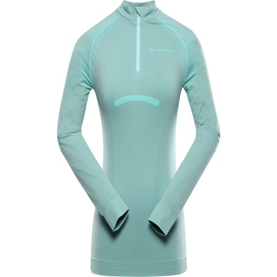 ALPINE PRO Зелено функционално бельо за жени - Alpine Pro Seama Shirt ALPINE PRO | Zelen | ЖЕНИ | M/L