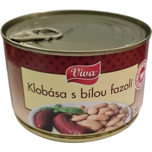Viva klobása s bílou fazolí 400 g
