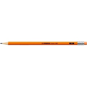 STABILO Графитен молив STABILO Swano 4907 HB шестоъгълна гума неоново оранжево 4907/HB-54 (4907/HB-54)