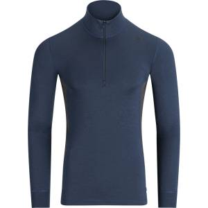 Aclima Мъжки вълнен пуловер Aclima WW Mock Neck Merino base layer - Midnight Navy / Marengo (015-0563-1513)