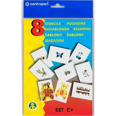 Centropen Šablony A5 Mix motivů II. 8 ks