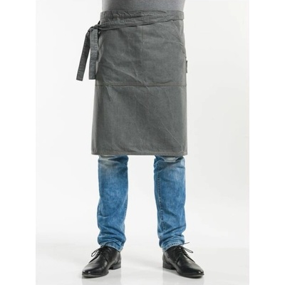 Chaud Devant Kuchařská zástěra Pouch Grey Denim Grey