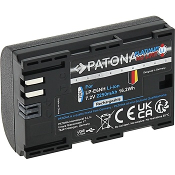 PATONA - Батерия Canon LP-E6NH 2400mAh Li-Ion Platinum USB-C (IM1037)