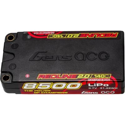 GensAce Redline 2.0 1S 3.7V-140C-8500 93x47x18.5mm 160g