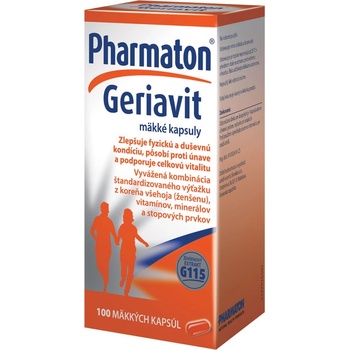 Pharmaton Geriavit 100 kapsúl CZ