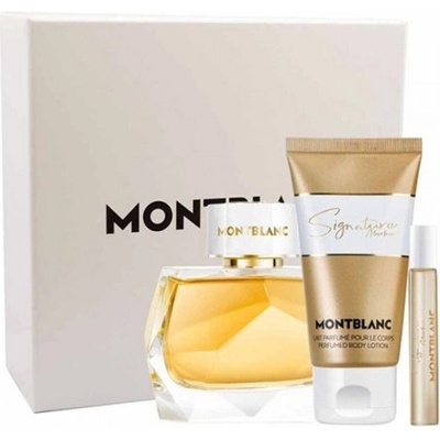 Mont Blanc Комплект за жени Montblanc Signature Absolue - Парфюмна вода 90 мл + Лосион за тяло 100 мл + Мини Парфюмна вода 7.5 мл