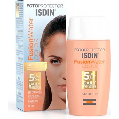 ISDIN Fotoprotector Fusion Water Color SPF50 50ml Facial Sunscreen - Clear