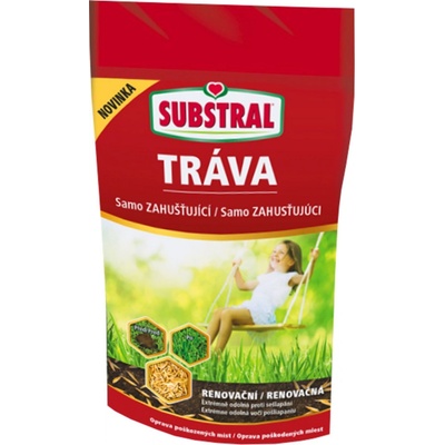 SUBSTRAL Travní směs samozahušťující - Renovační 250 g EVERGREEN