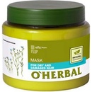 O'Herbal Linum Usitatissimum maska pre suché a poškodené vlasy (Makes Your Hair Silky Soft, Restores Its Shine) 500 ml