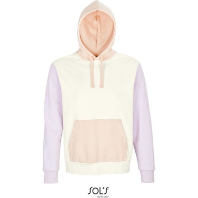 Sol's Collins Unisex mikina s kapuc. z bio bavlny biela off