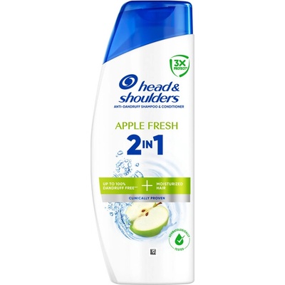 Head & Shoulders Apple Fresh 2in1 šampón a kondicionér proti lupinám 400 ml