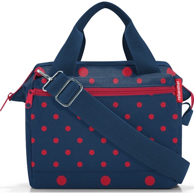Reisenthel Чанта тип торба Allrounder Cross Mixed на точки морскосиня (MQ3075)