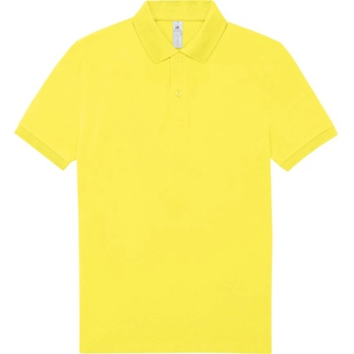 B&C polokošile B&C My Polo 180 piqué krátký rukáv COT-01U424u3601 žluté solar
