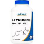 Nutricost L-Tyrosine, 500 mg, 180 капсули, Nutricost (67939 (037201) NC)