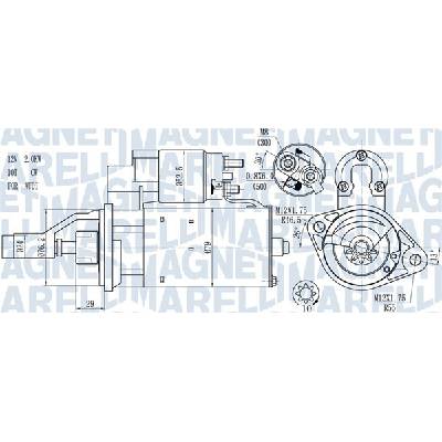 Startér MAGNETI MARELLI 063721114010