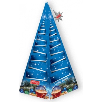 Impra Vánoční stromeček modrý Fruity Fiesta černý čaj s mandle 15 x 2 g