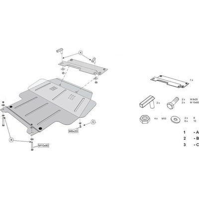 Kryt pod motor SEAT CORDOBA I Estate (6K5) - Plech - 8595698041326