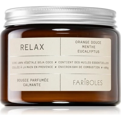 FARIBOLES Green Relax ароматна свещ 400 гр